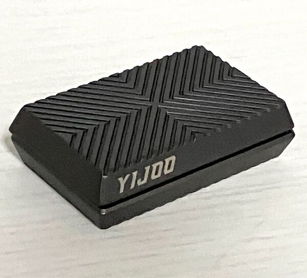 チョコレート型 フィジェットスライダー 高自由度スライド構造 ジャリジャリ音が癖になるリラックスツール YIJOO製 ブラック
