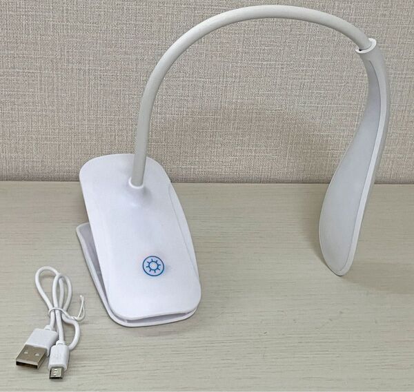 かものはし型LEDライト USB充電・3段階調光・目に優しいタッチ式デスクランプ