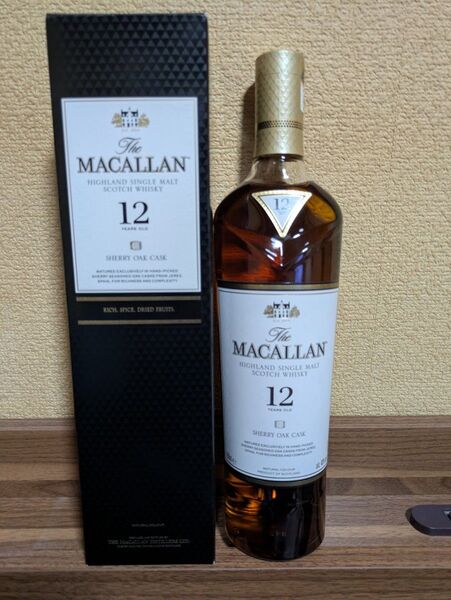 MACALLAN 12Yシェリーオークカスク 40%700ml箱付
