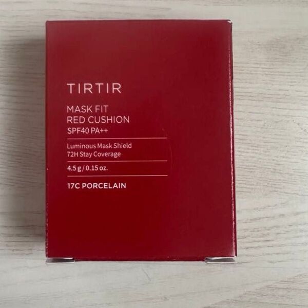 TIRTIR MASK FIT RED CUSHION SPF40 PA++ 17C PORCELAIN ミニ