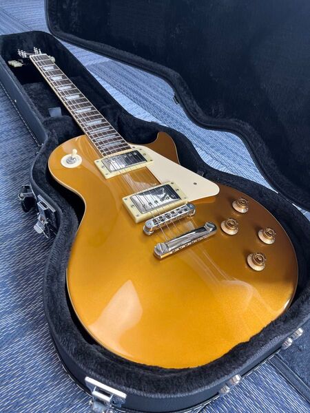【超美品】Burny Les Paul Standard /バーニーレスポール、ゴールドトップ 2022年製 ハードケース付き