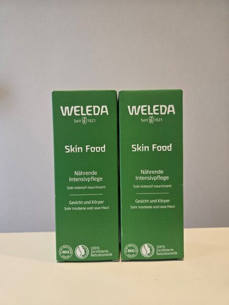 【新品未使用】WELEDA スキンフード(全身用クリーム) 75ml 2個