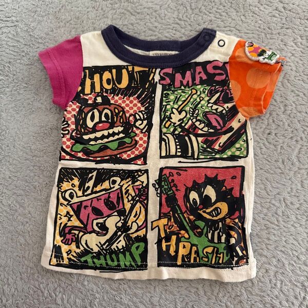 JAM 半袖Tシャツ 80cm カラフル ジャム 子供服 男の子 保育園着