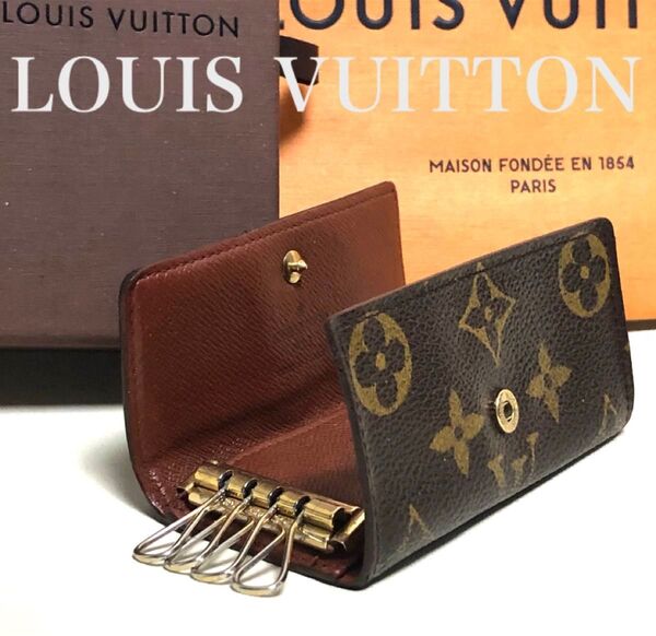 LOUIS VUITTON ルイヴィトン モノグラム ミュルティクレ4キーケース