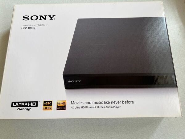 Sony UBP-X800 4K Blu-Ray Ultra HD HDR