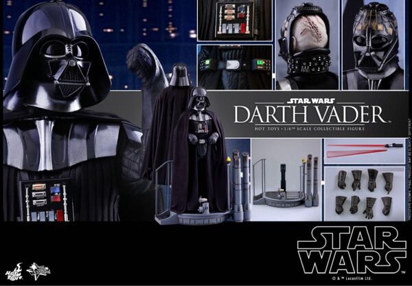 【ホットトイズ】ダースベイダー EP5 帝国の逆襲版 開封品 スターウォーズ