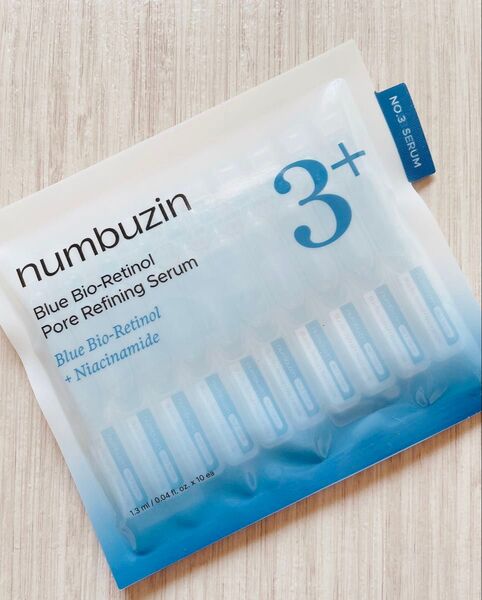 ナンバーズイン3番numbuzin Blue Bio-Retinol Pore Refining Serum 10個セット