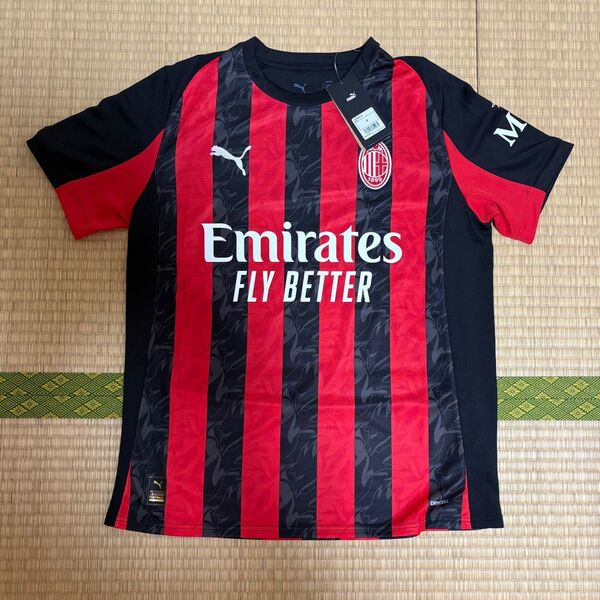 【新品】ACミラン 25-26 HOME ユニフォーム PUMA プーマ Mサイズ 背番号 ネームなし