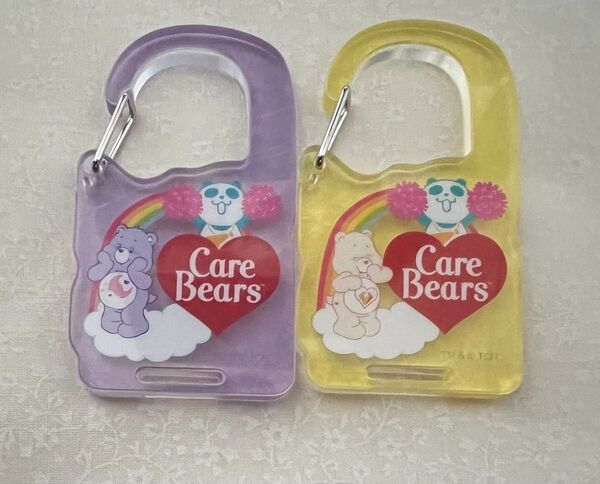 ケアベア カラビナ 2個 かわいい 懐かし パンダ イオン 非売品 未使用 匿名