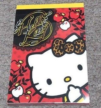 キティ、メモ帳、メモパッド、ヒョウ柄、4柄、シール付き、平成レトロ、レトロ、平成女児、Y2K、当時物、希少品、激レア、サンリオ