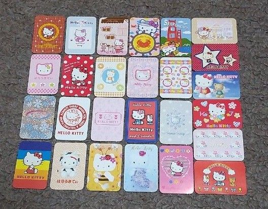 キティ、シール、ステッカー、ミニサイズ、26枚、平成レトロ、レトロ、平成女児、当時物、希少品、激レア、サンリオ、ハローキティ