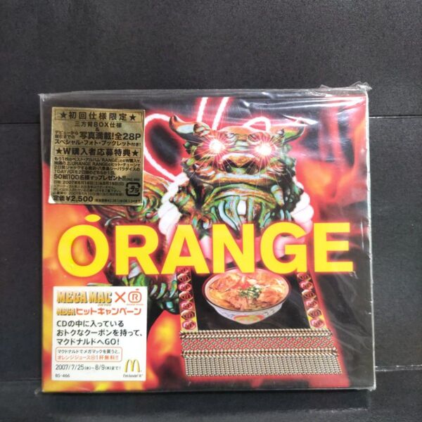 ORANGE RANGE「ORANGE」オレンジレンジ 初回仕様限定盤 CD