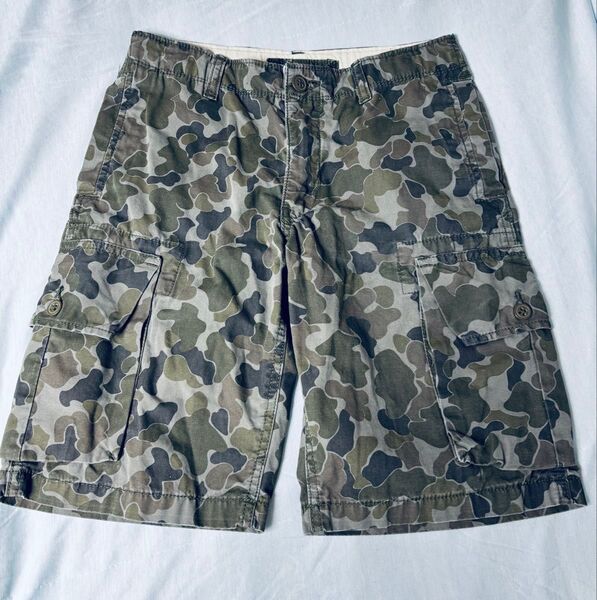 GAPkids 迷彩柄 ハーフパンツ 160cm