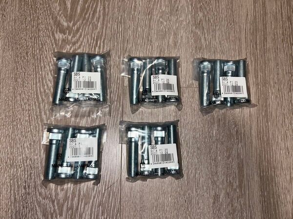 【在庫1/新品未使用/正規品】KYO-EI ハブボルト SBS M12×P1.25 52mm 20本【カテゴリ変更可】