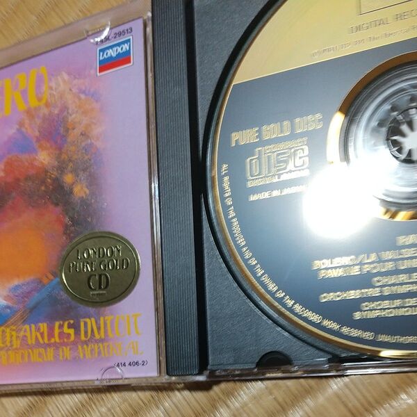 ゴールドCD国内初期4500円盤 デュトワ / ボレロ(デュトワ・ラヴェル・スペシャル) ダフニスとクロエ ラ・ヴァルス 他