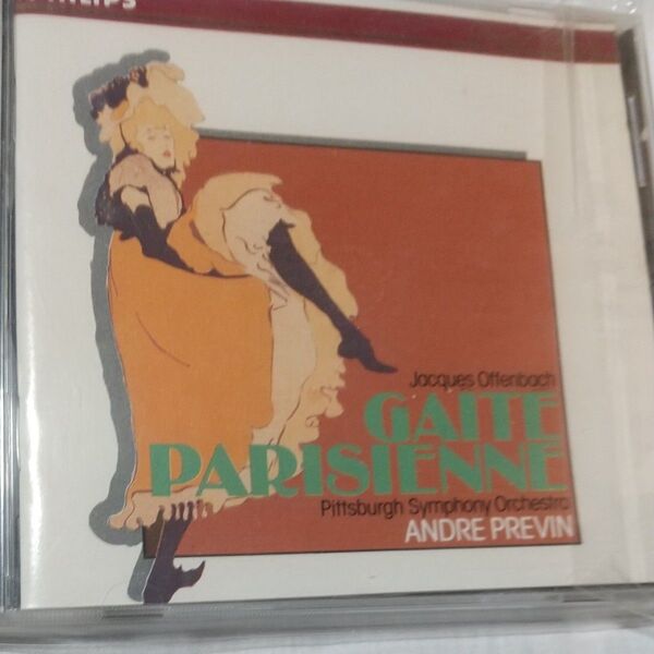 ジャンクCD PHILIPS独盤 プレヴィン ピッツバーグ響/オッフェンバック(ロザンタール編):バレエ音楽「パリの喜び」