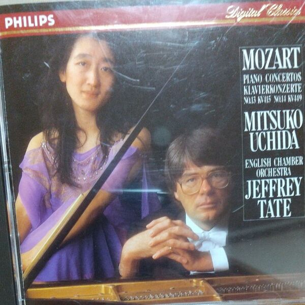 PHILIPS モーツァルト:ピアノ協奏曲第13番、第14番 内田光子(ピアノ) / ジェフリー・テイト指揮