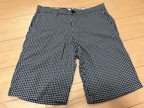ユニクロ ショートパンツ Mサイズ チェック柄 短パン