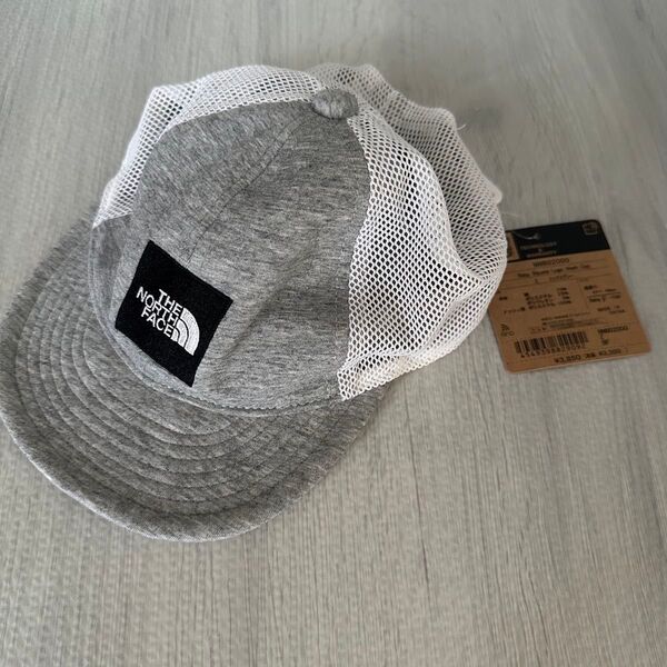 THE NORTH FACE Baby スクエアロゴメッシュキャップ グレー連携文