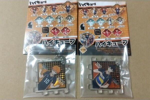 ハイキュー!! 合同練習会 ハイキューブ 日向翔陽 影山飛雄 2点 アクリルキーホルダー ジャンプショップ