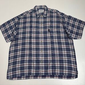 90'sColumbia コロンビア 半袖シャツ チェックシャツ メンズ XL 古着 ビンテージ Y2K