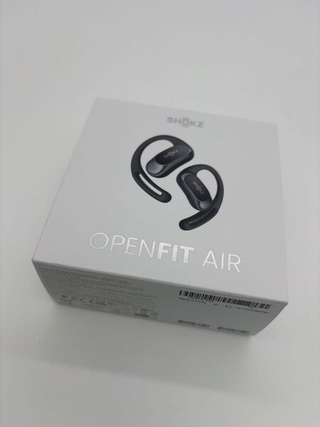 美品 SHOKZ OPENFIT AIR ブラック ブラック ワイヤレスイヤホン OpenFit Air