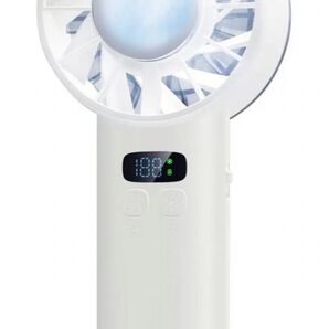 ハンディファン【2025夏新設計】 Kedviceo 携帯扇風機 5200mAh大容量 100段階風量調節 冷却プレート搭載