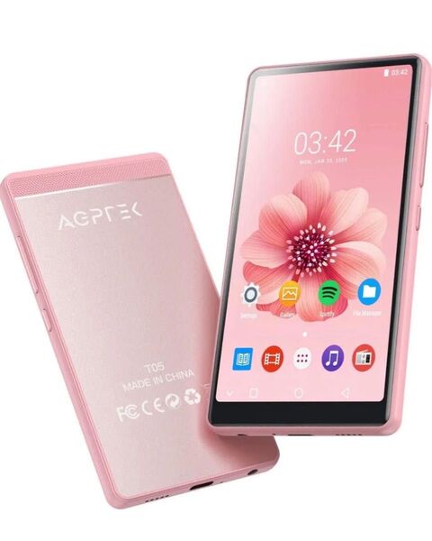 AGPTEK MP3プレーヤー MP4プレーヤー 4インチHD大画面 タッチスクリーン Androidシステム Wi-Fi対応