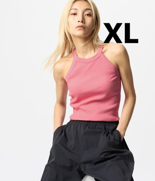 新品タグ付き UNIQLO ホルターネックブラタンクトップ XLサイズ