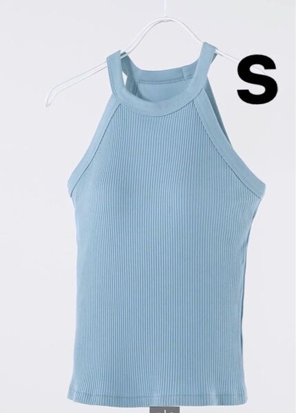 新品タグ付き UNIQLO ホルターネックブラタンクトップ Sサイズ