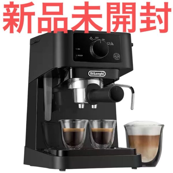 新品未開封 デロンギ スティローザ カプチーノ エスプレッソマシン EC235J-BK コーヒーメーカー DeLonghi 黒