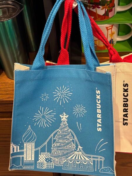 スターバックス 海外限定 トート 新品未開封 ホリデー キャンバス