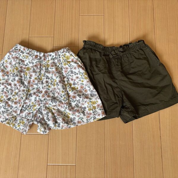 ショートパンツ2点 130cm
