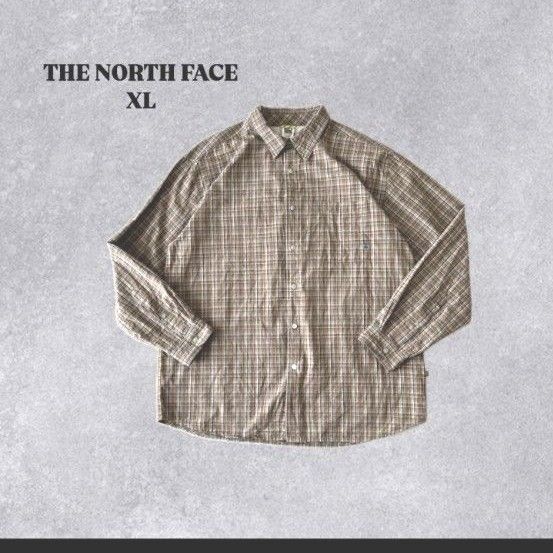 THE NORTH FACE ノースフェイス チェック柄 XL 長袖シャツ