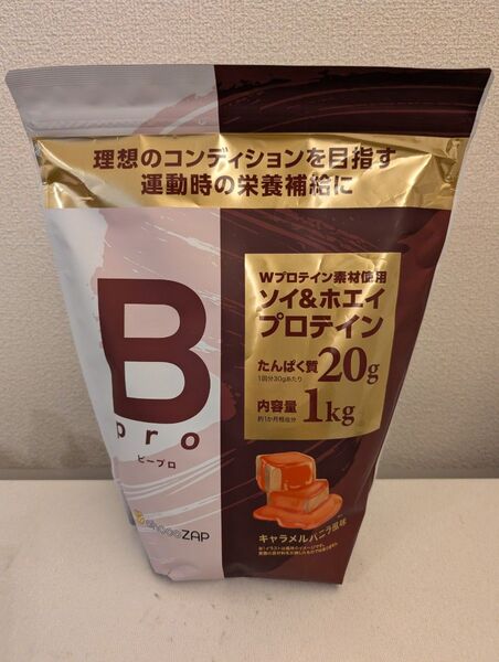 プロテイン チョコザップ Bpro ビープロ 1kg キャラメルバニラ風味