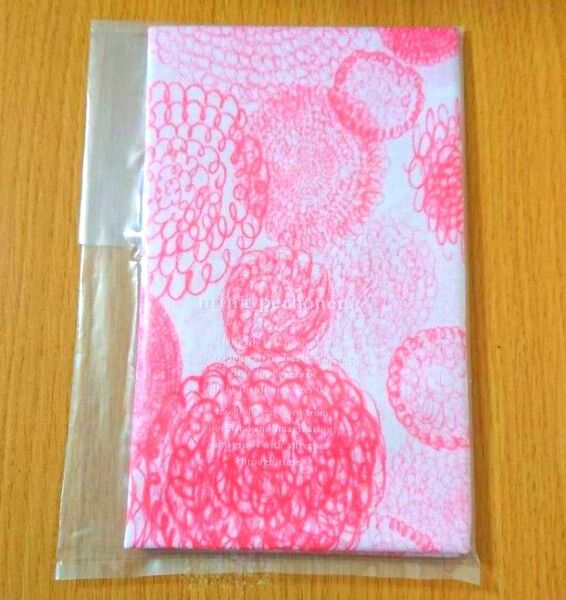 ミナペルホネン 手ぬぐい rain chukka pink