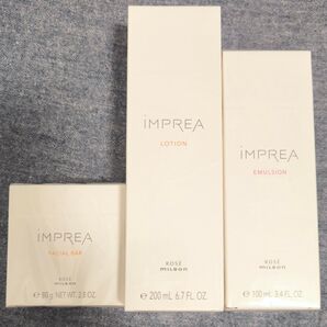 KOSE ミルボン インプレア ローション エマルジョン フェイシャルバー 合計3点セット