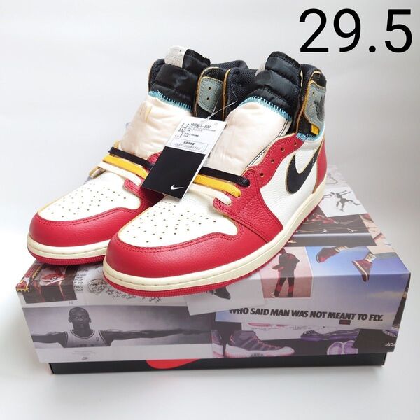 黒タグ付き 29.5cm UNION Nike Air Jordan 1 Retro High OG Chicago Shadow