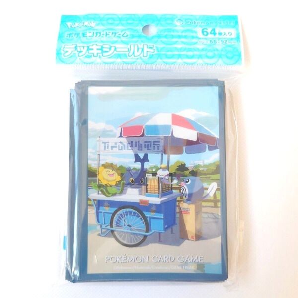 新品 未開封品 ポケモンカードゲーム デッキシールド ニョロモ&キマワリ&ヘラクロス&チリーン ポケカ スリーブ