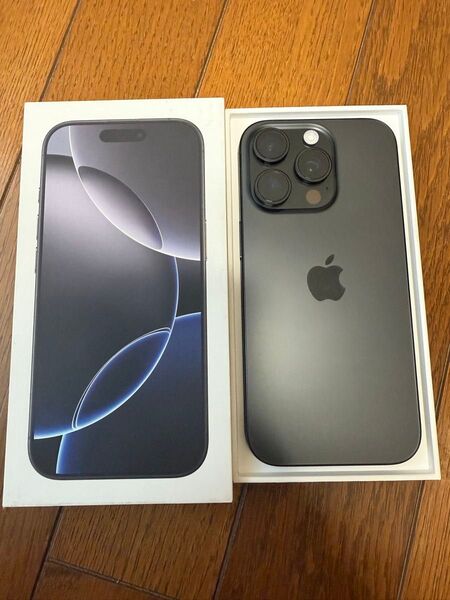 iphone16 pro 128gb ブラックチタニウム 美品