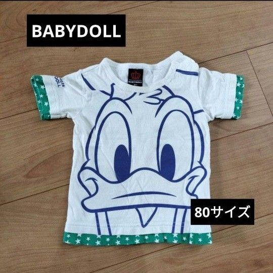 【古着】BABY DOLL キッズ Tシャツ(80cm)