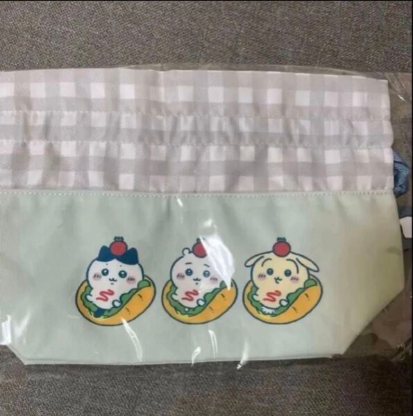 ちいかわ ベーカリーランチ巾着ちいかわハチワうさぎ 新品未開