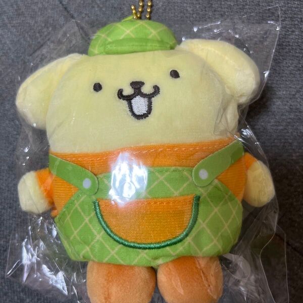 新品 ポムポムプリン フレッシュ メロン むにゅぐるみマスコットぬいぐるみ