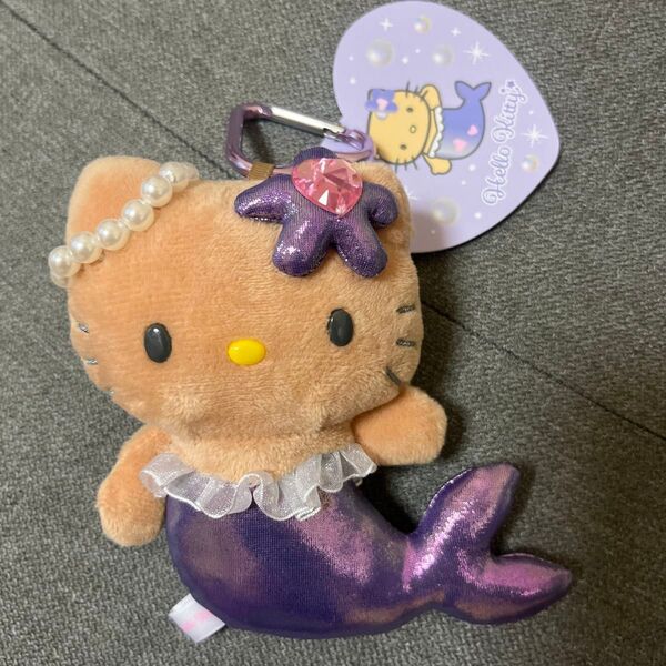 新品ハローキティ マーメイド 人魚 日焼け マスコット キディランド ぬいぐるみ