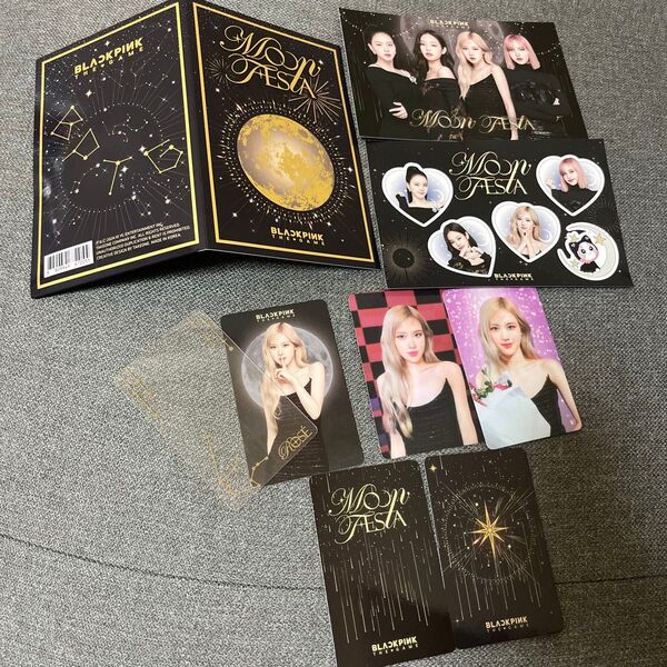 新品BLACKPINK MOON FESTA韓国限定トレカ シールポストカード