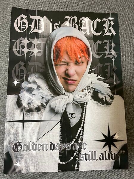 新品ジードラゴン G-DRAGON ジヨン GD BIGBANG A4ポスター