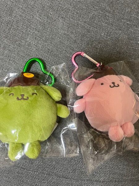 新品ポムポムプリン ハッピーフレーバーマスコット2種むにゅぐるみパティオ