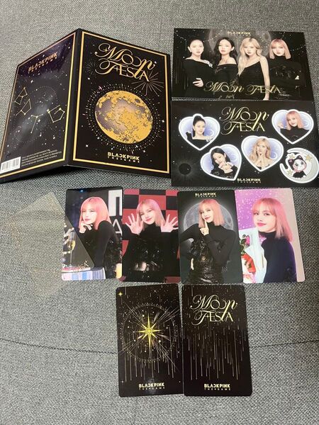 新品BLACKPINK MOON FESTA韓国限定トレカ シールポストカード