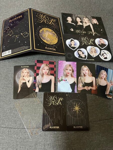 新品BLACKPINK MOON FESTA韓国限定トレカ シールポストカード