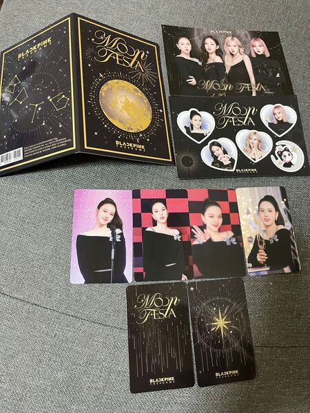 新品BLACKPINK MOON FESTA韓国限定トレカ シールポストカード